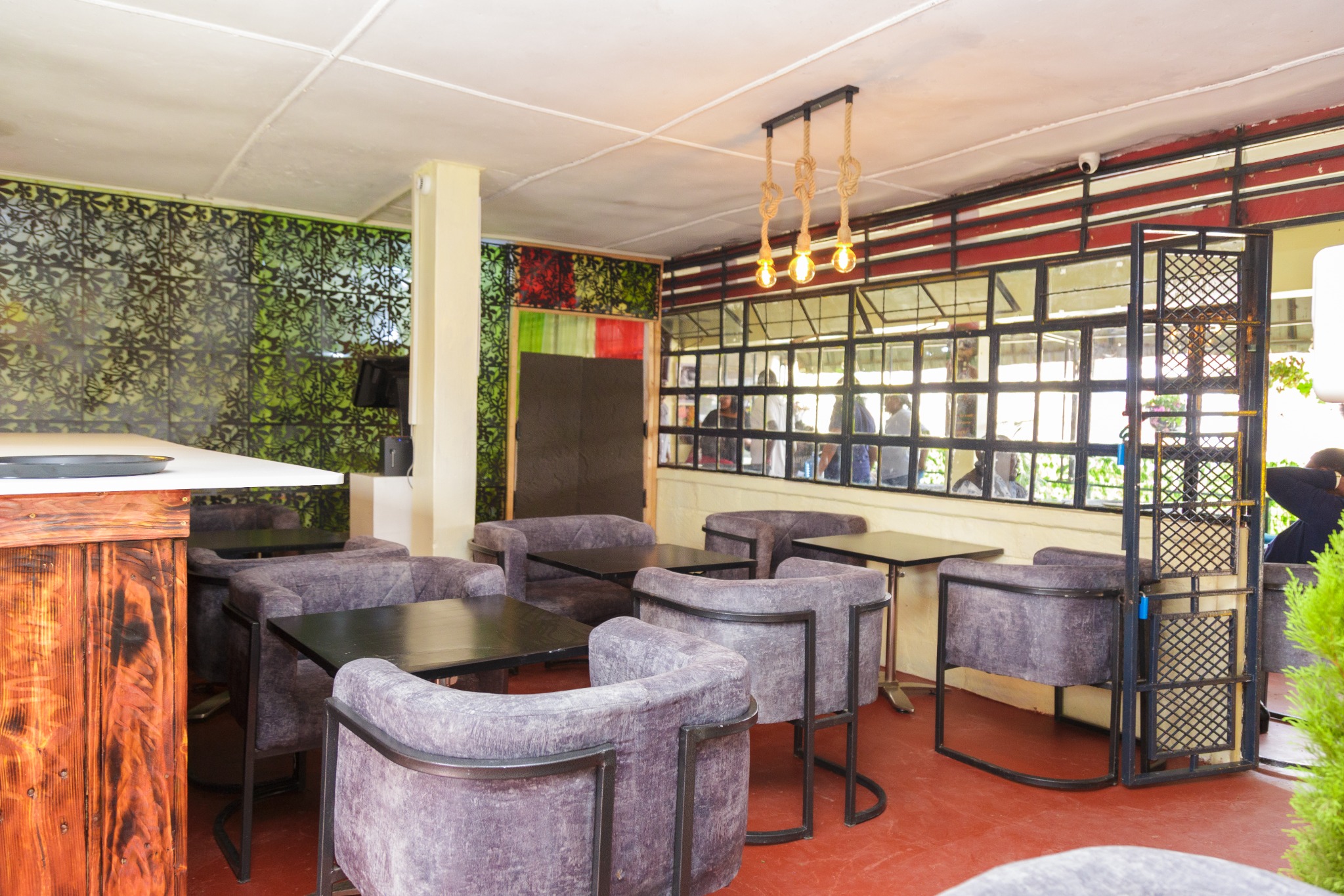 Original photograph of the seating at our Rongai lounge